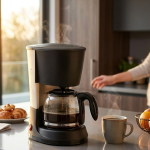 12 Fincan Filtre Kahve Makinesi 1.2 Litre Damlatmaz Sistem Kahve Makinesi - Vipsepet
