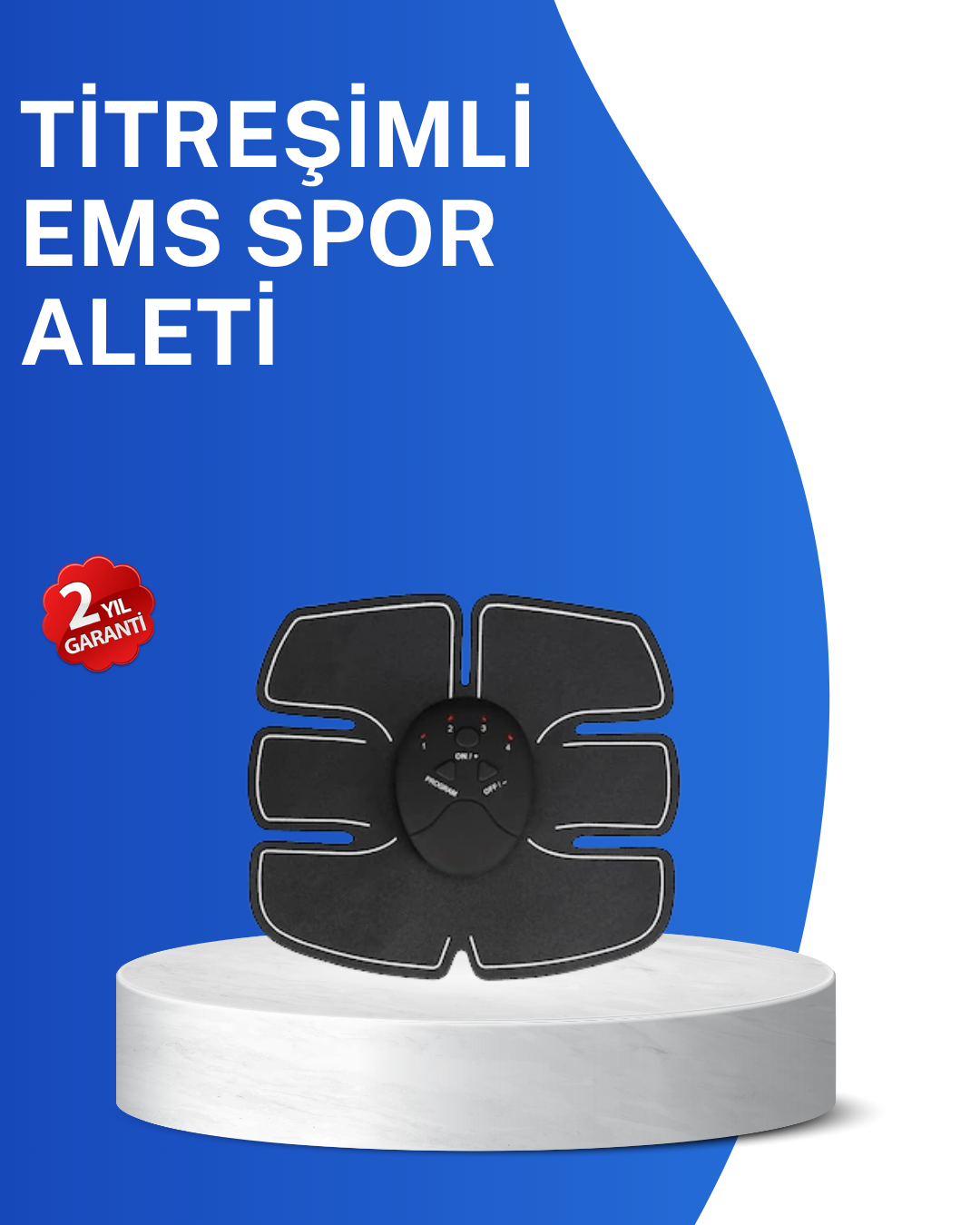 1-50 Titreşimli EMS Spor Aleti Karın Kol ve Bacak Kas Yapma Cihazı 2025 Model - Vipsepet - Görsel 1