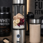 Çift Hazneli Cam Blender USB Şarjlı Smoothie ve Buz Kırıcı Blender - Vipsepet