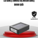 Güneş Enerjili Su Geçirmez LED Duvar Lambası - Vipsepet