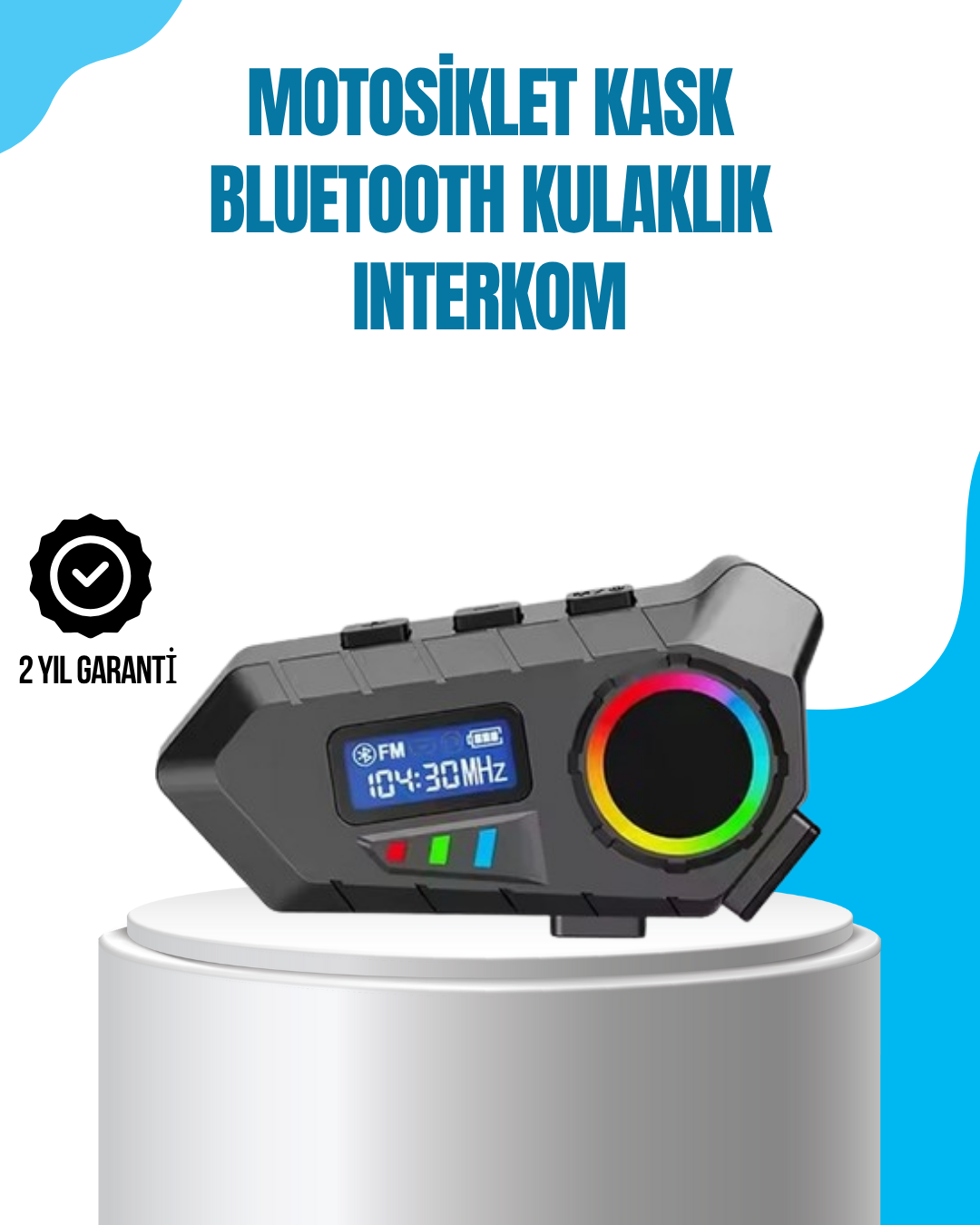 1-52 Bluetooth 5.4 Kablosuz Hoparlör IP65 Su Geçirmez ve 40 Saat Uzun Pil Ömürlü - vipsepet - Görsel 1