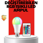 RGB Uzaktan Kumandalı LED Ampul 16 Renkli A Kalite Orijinal - Vipsepet