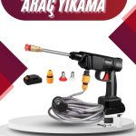 Oto Araba Yıkama Şarjlı Ve Yüksek Basınçlı Oto Yıkama Ve Sulama Tabancası - Vipsepet