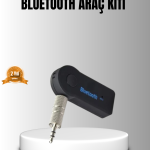 Bluetooth AUX Araç Kiti Eller Serbest Müzik Çalar Dahili Mikrofonlu - Vipsepet
