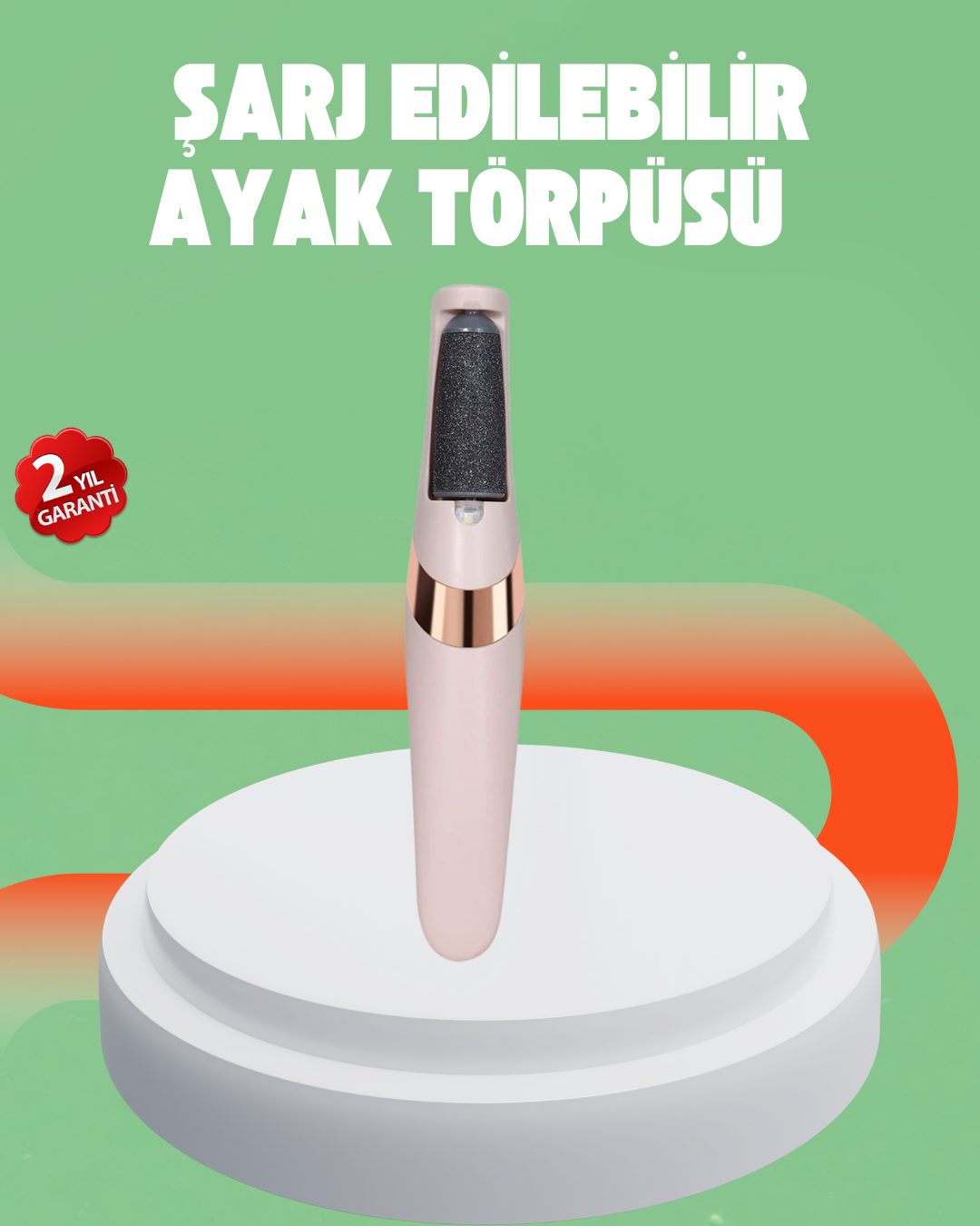 1-60 Elektrikli Ayak Törpüsü USB Şarjlı Nasır ve Kallus Giderici - Vipsepet - Görsel 1