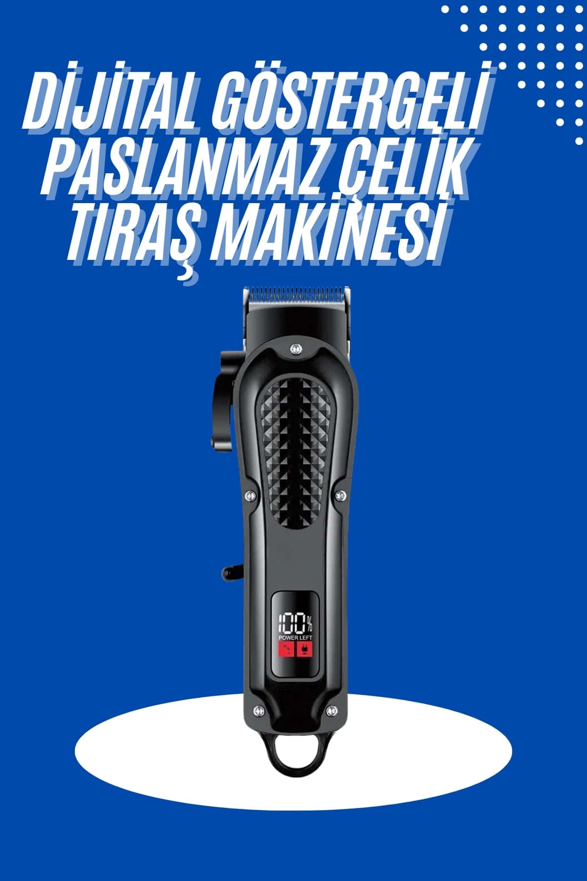 1-64 Profesyonel Saç Kesme Aleti Dijital Saç Sakal Tıraş Makinesi Uzun Ömürlü - vipsepet - Görsel 1