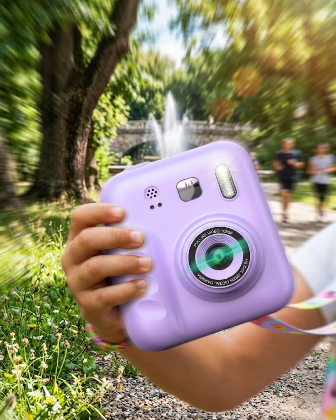 1-67 Çocuk Dijital Fotoğraf Makinesi Anında Baskı ve 4 Rulo Kağıt 5 Kalem Hediye - Vipsepet - Görsel 1