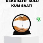 Dekoratif Kum Saati – Şık Masa Üstü Aksesuar, Dayanıklı Malzeme, Modern ve Klasik Tasarım - Vipsepet