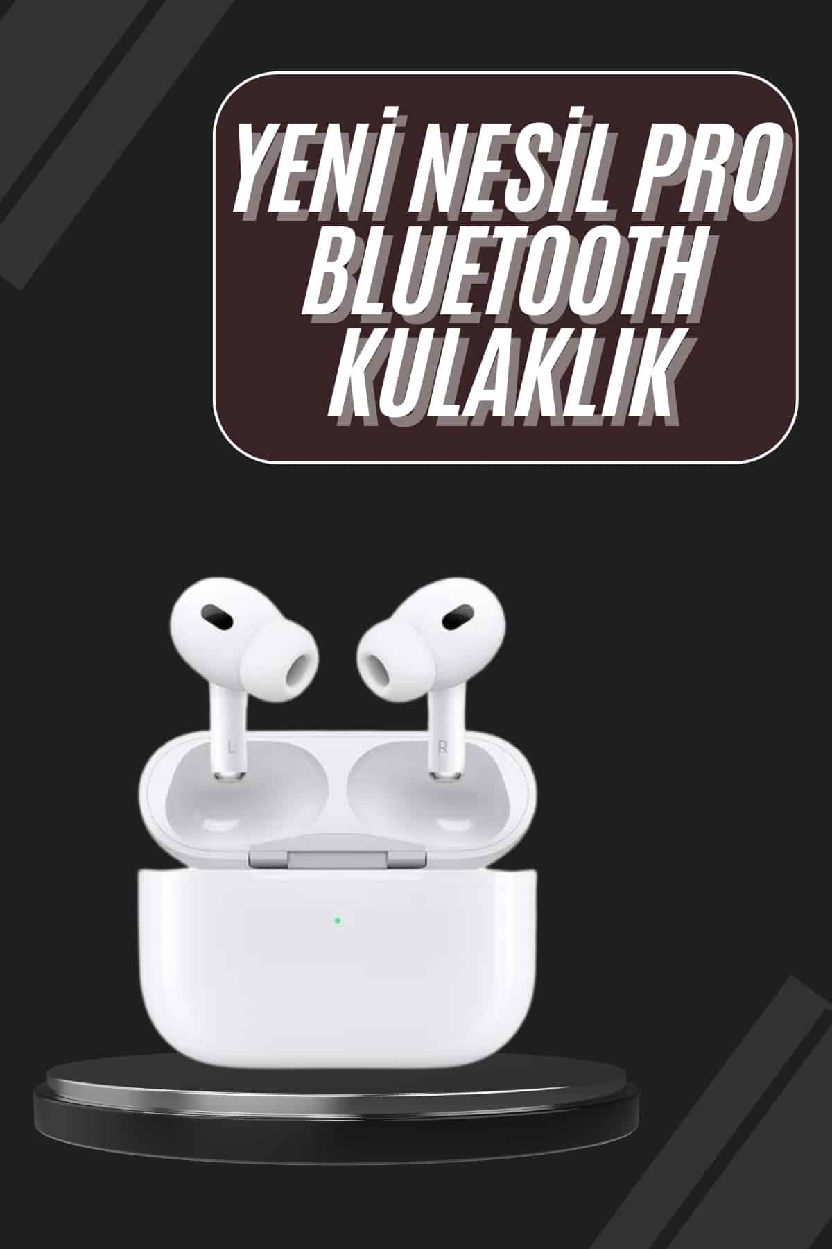 1-7 Yeni Nesil Pro Bluetooth Kulaklık Android ve İOS Uyumlu Dokunmatik Kontrol - vipsepet - Görsel 1