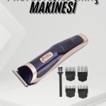 Tıraş Makinesi 4 Başlıklı Paslanmaz Çelik Bıçaklı Tüm Saç Tiplerine Uygun - vipsepet
