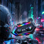 Bluetooth 5.3 Motosiklet Kask Intercom Kulaklık 1000 Metre IPX6 Su Geçirmez - vipsepet