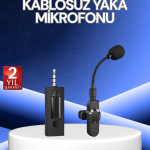 2.4 GHz Düşük Gecikmeli Kablosuz Ses Kayıt Mikrofonu - vipsepet