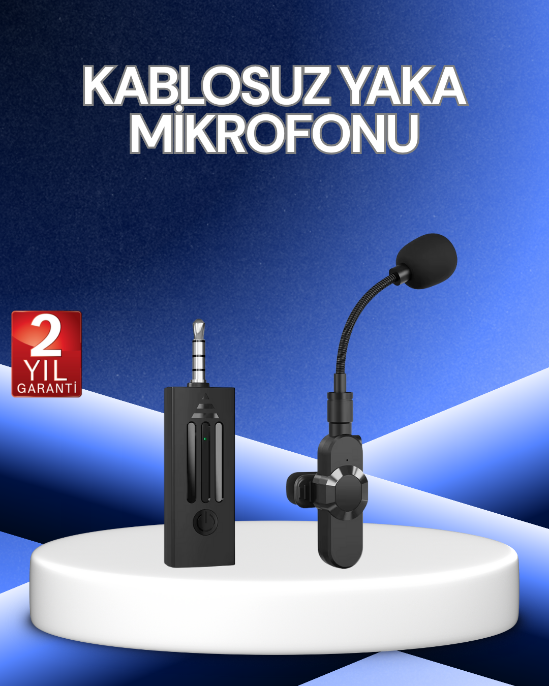 1-71 2.4 GHz Düşük Gecikmeli Kablosuz Ses Kayıt Mikrofonu - vipsepet - Görsel 1