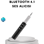 Mini Bluetooth Ses Alıcısı 3.5mm Girişli Kablosuz Müzik Adaptörü - Vipsepet