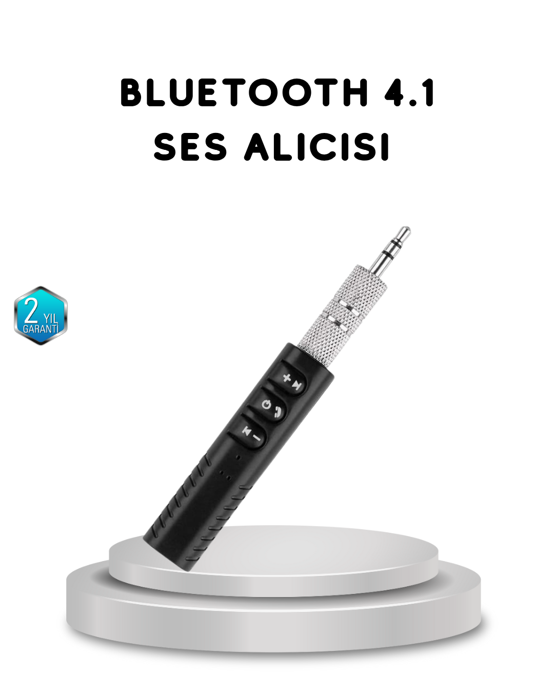 1-8 Mini Bluetooth Ses Alıcısı 3.5mm Girişli Kablosuz Müzik Adaptörü - Vipsepet - Görsel 1
