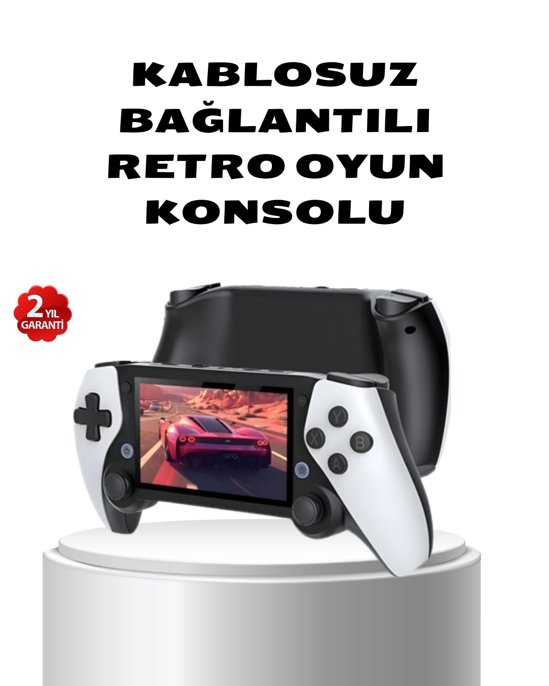 1-83 Taşınabilir Retro Oyun Konsolu – 4.3 İnç Ekran, 64 GB Hafıza ve Klasik Oyun Arşivi - Vipsepet - Görsel 1