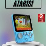 666 Oyunlu Retro El Konsolu Atari 3.5 İnç Taşınabilir Oyun Konsolu - Vipsepet