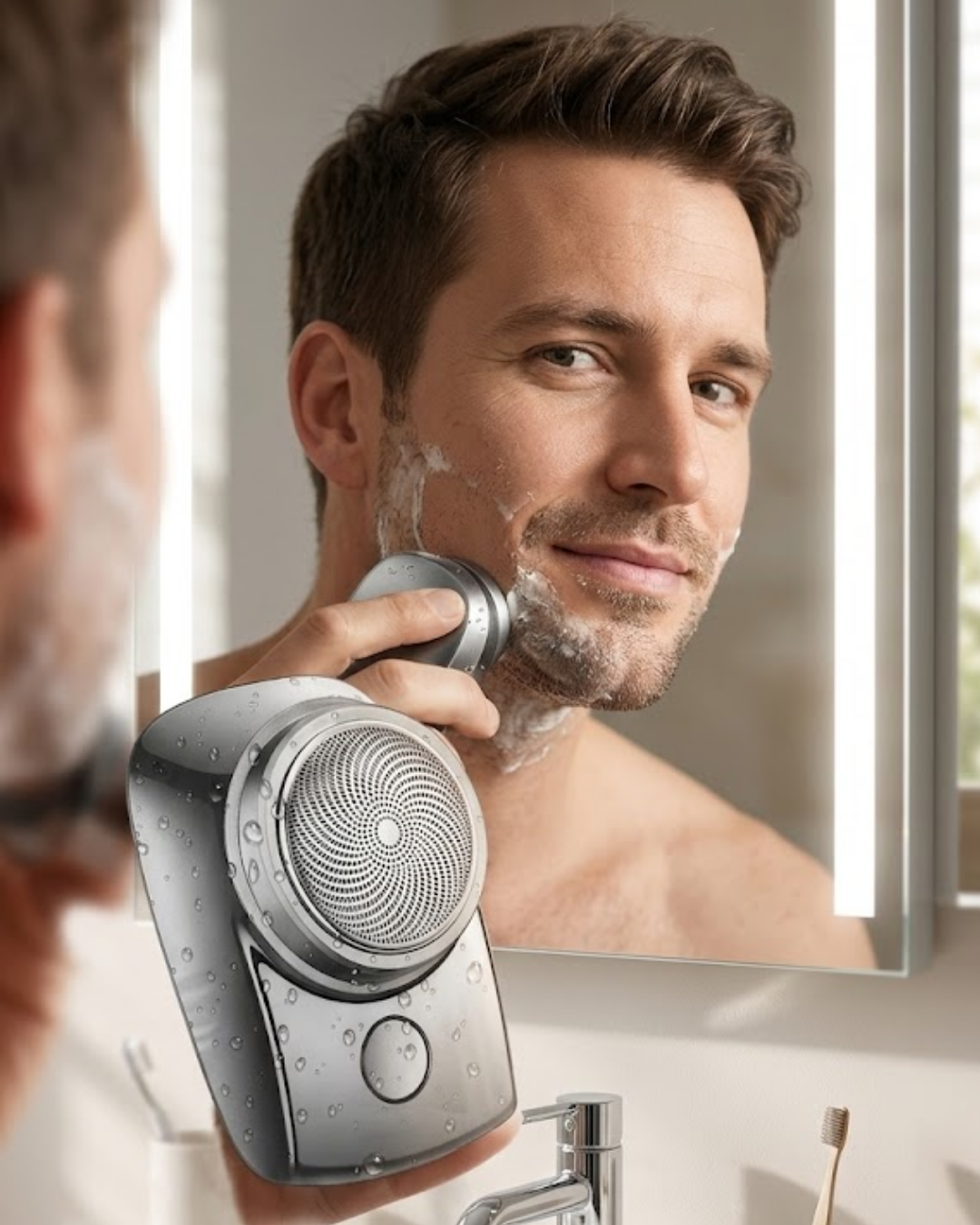 1-91 Mini Shaver Sıfır Sakal Taşınabilir Şarjlı Tıraş Makinesi IPX6 Korumalı USB - vipsepet - Görsel 1