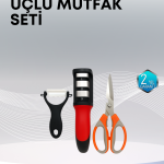 Çok Fonksiyonlu Mutfak Makas Seti – 3 Makas, Bileyici ve Soyacak Dahil - Vipsepet