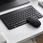 Kablosuz Bluetooth Klavye Mouse Seti Wireless Sessiz İnce Tasarım Çoklu Uyumlu - Vipsepet