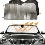 Katlanabilir Ön Cam Güneşlik Isı Önleyici Araç Perdesi Volkswagen Passat Peugeot 3008 Skoda Superb Nissan Qashqai - vipsepet