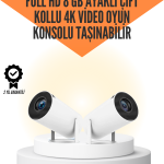 10.000 Oyun Destekli, Çift Kollu 4K Projeksiyon – HDMI, USB, AUX, Ethernet Yok - Vipsepet