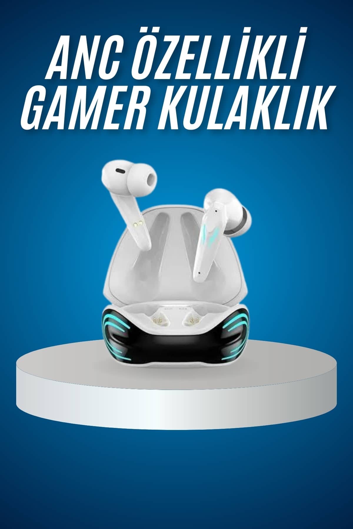 11-1 Oyuncu Kulaklığı Mikrofonlu Gürültü Engelleme Gecikme Önleyici Bluetooth Kulaklık - vipsepet - Görsel 1