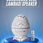 Bluetooth Hoparlör Dinozor Yumurtası Gece Masa Lambası Projektör - Vipsepet