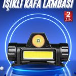 Ledli Şarjlı Kafa Lambası LED Şarjlı Su Geçirmez Kafa Feneri - Vipsepet