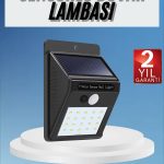 Dekoratif Lamba Güneş Enerjili Aydınlatma Dış Mekan Lambası - Vipsepet