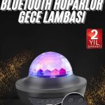 Dönen Işıklı Disko Topu Projektör Müzik Çalarlı Disco Speaker - Vipsepet