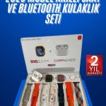 Yeni Nesil 7 Kordonlu Arama Bildirim Özellikli Kulaklık Hediyeli Akıllı Saat - Vipsepet