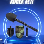 Pusulalı Katlanabilir Kazma Kürek Kamp Seti Kamp Küreği Portatif Çantalı - Vipsepet