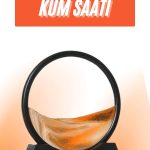3D LED Işıklı Kum Saati Gece Lambası Hareketli Sulu Kum Saati Orta Boy - Vipsepet