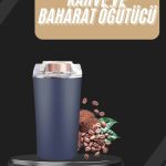 Dayanıklı Paslanmaz Çelik Kolay Kullanım Kahve Ve Baharat Öğütücü - Vipsepet