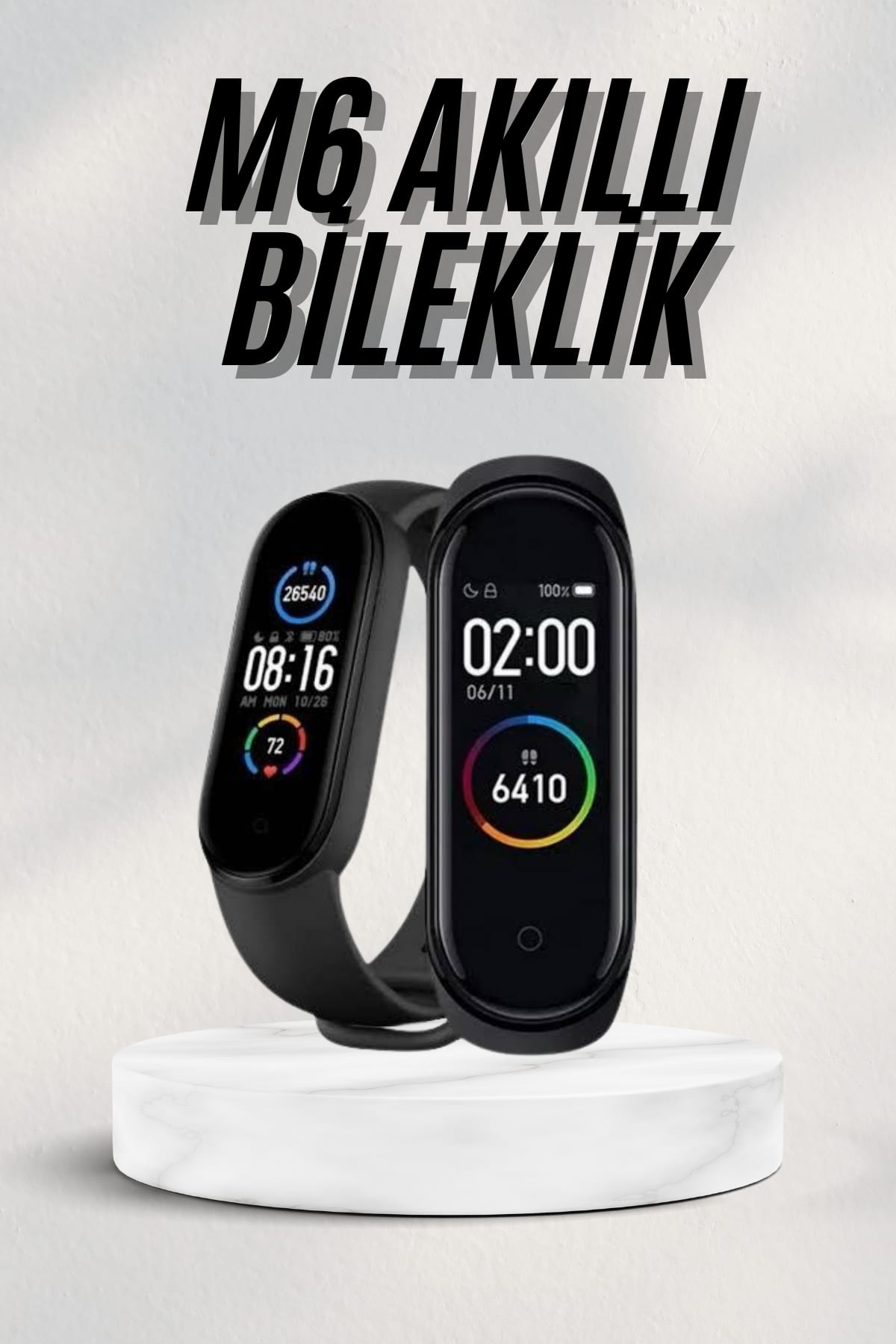 11-2 Akıllı Bileklik Android ve İOS Uyumlu Bildirim ve Çağrı Görme Spor Takibi - Vipsepet - Görsel 1
