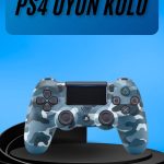 PS4 Joystick Oyun Kolu Titreşimli Uzun Pil Ömrü USB Şarj Kablolu - Vipsepet