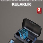 Yeni Nesil TWS Kablosuz Kulaklık Güçlü Batarya Yüksek Kalite Bluetooth 5.0 ANC Özelliği - vipsepet