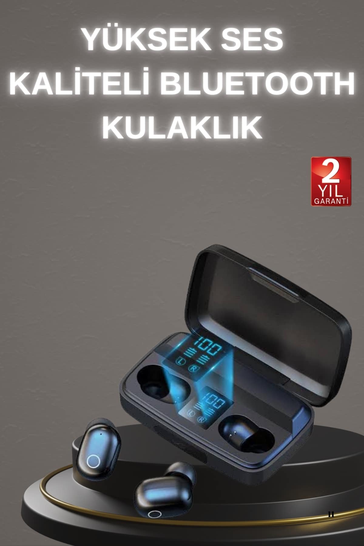 11-21 Yeni Nesil TWS Kablosuz Kulaklık Güçlü Batarya Yüksek Kalite Bluetooth 5.0 ANC Özelliği - vipsepet - Görsel 1