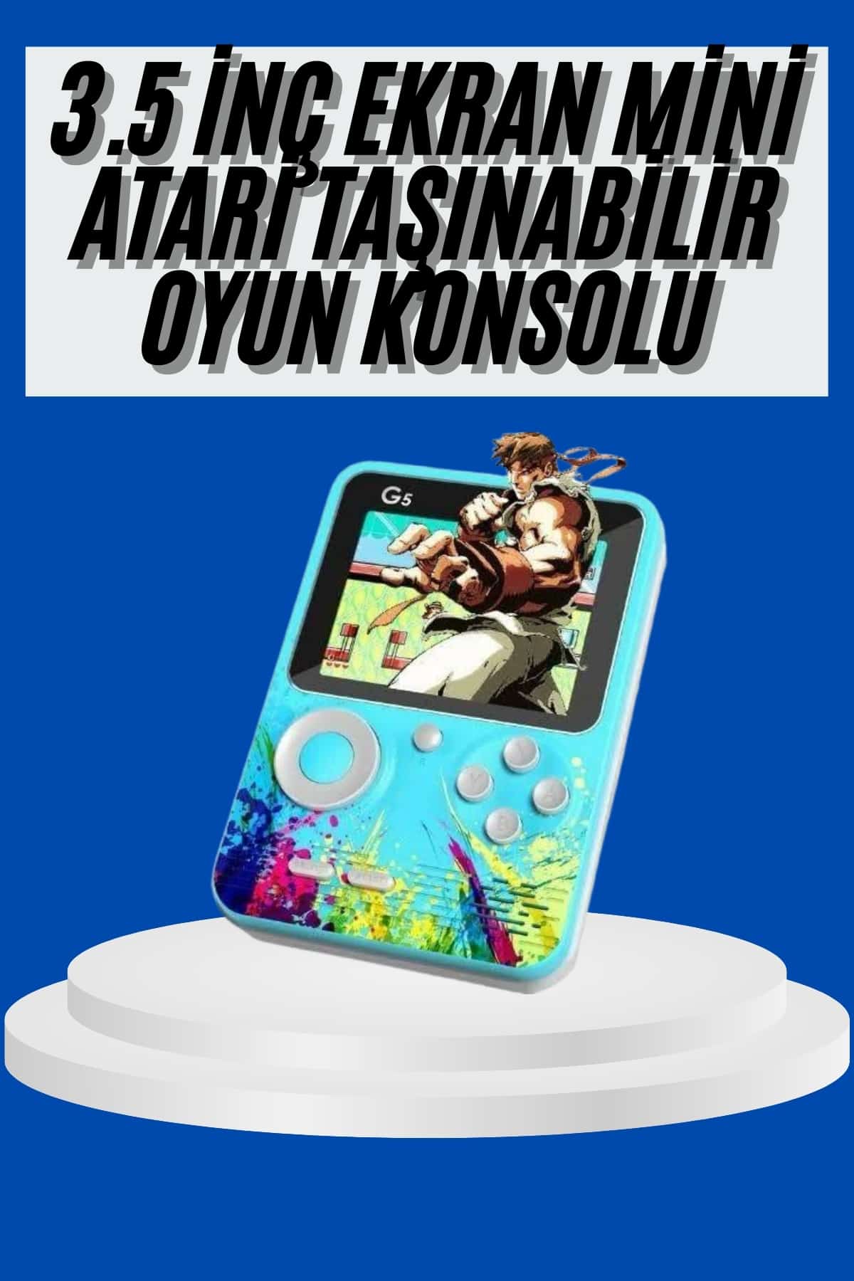 11-229 Çocuklara Özel 4K HD Retro Oyun Konsol El Atari Taşınabilir 500 Oyunlu - Vipsepet - Görsel 1