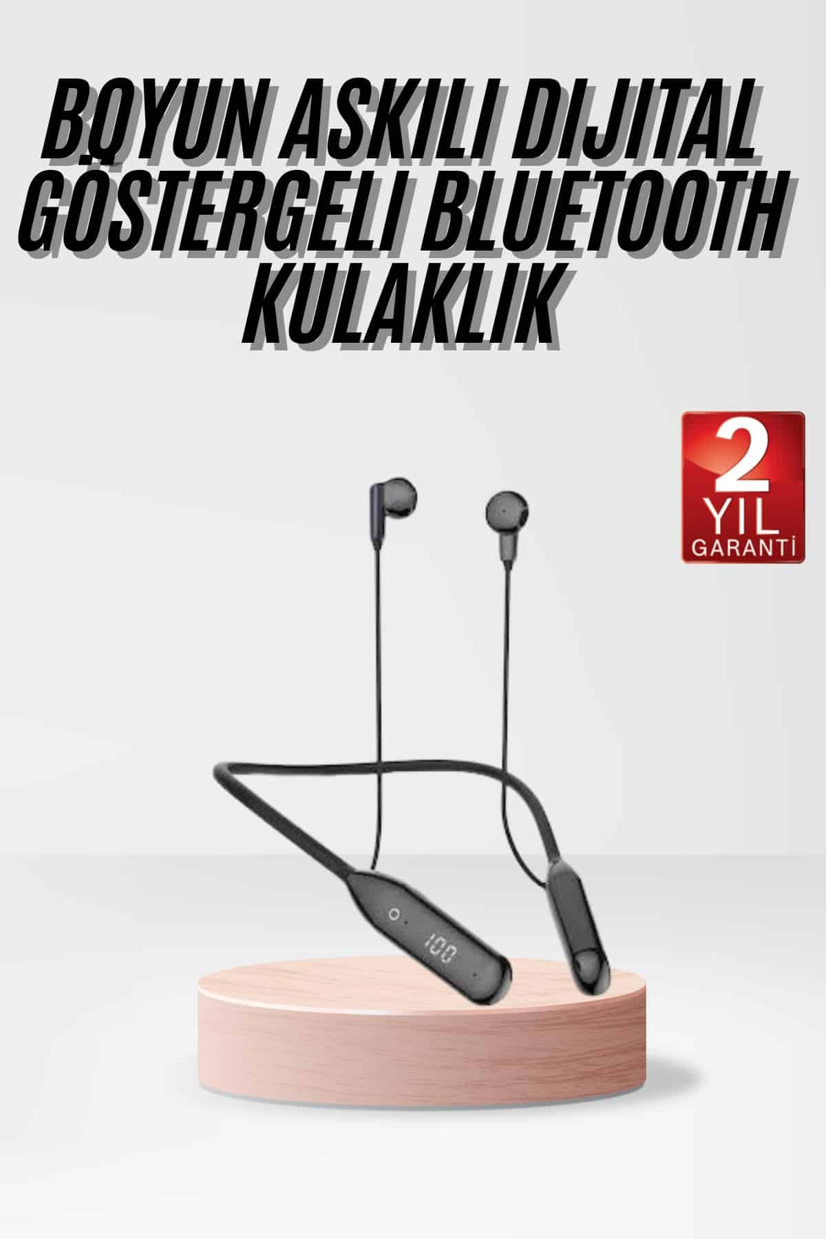 11-23 Kablolu Kulak İçi Bluetooth Kulaklık 100 Saat ANC Özellikli Boyun Bantlı - vipsepet - Görsel 1