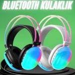 Yeni Nesil Kulak Üstü Kablosuz Uzun Ömürlü RGB Işıklı Bluetooth Kulaklık - vipsepet