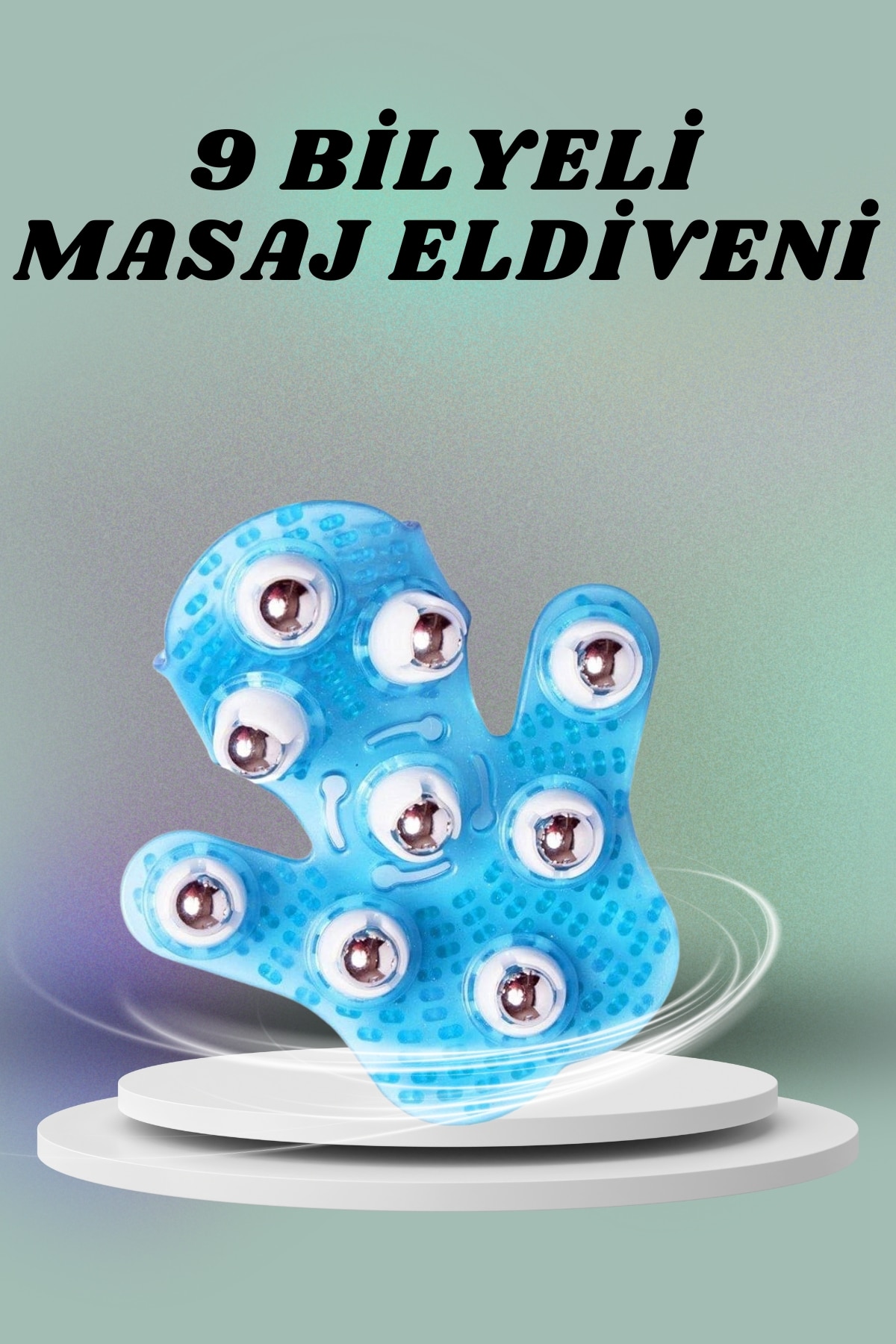 11-33 9 Bilyeli El Şeklinde Omuz Bacak Masaj Aleti Masaj Eldiveni Giyilebilir Plastik Vücut Sıkılaştırıcı - Vipsepet - Görsel 1