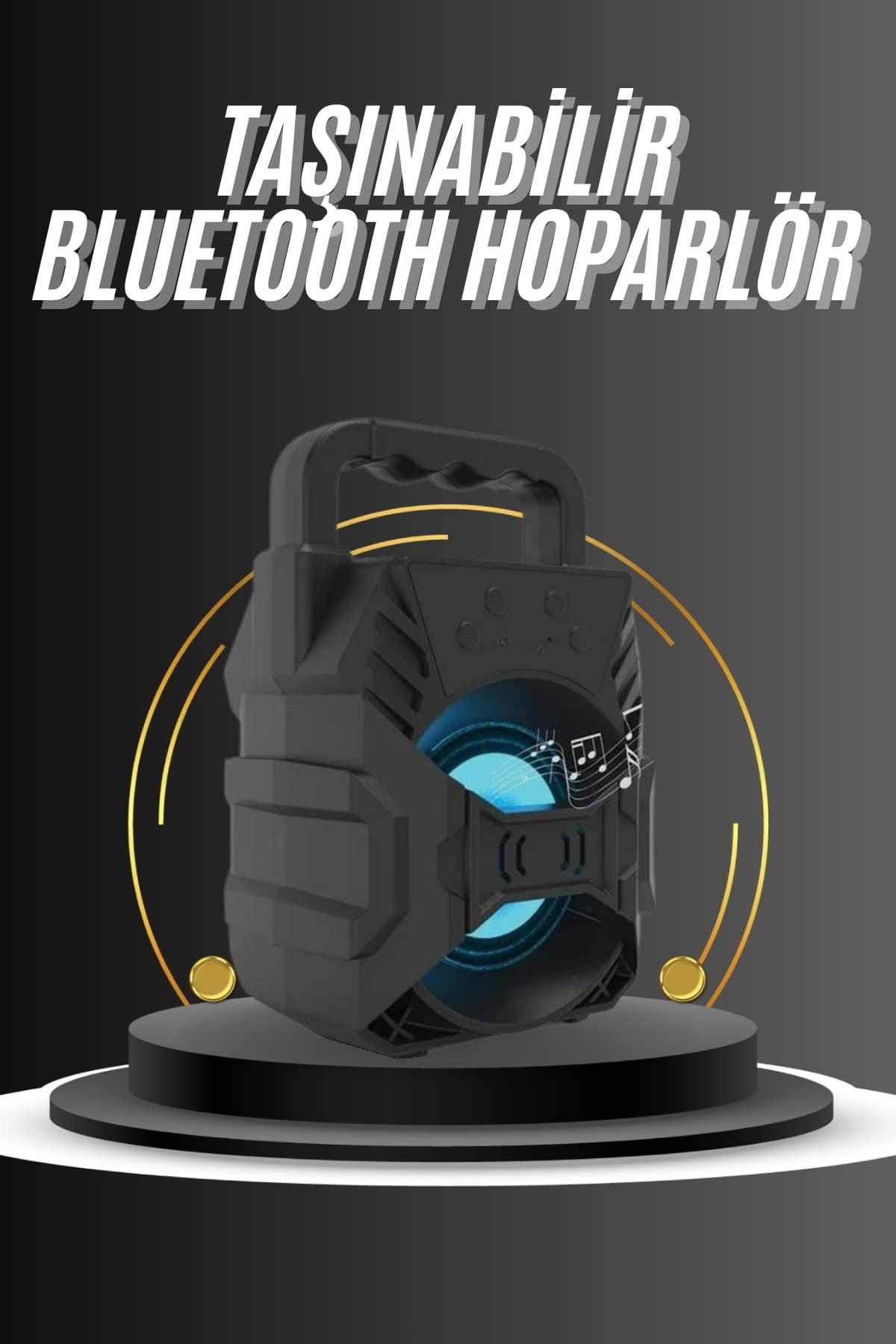 11-4 Kablosuz Bluetooth Hoparlör Ses Bombası RGB Işıklı Taşınabilir Yüksek Ses Kaliteli - Vipsepet - Görsel 1