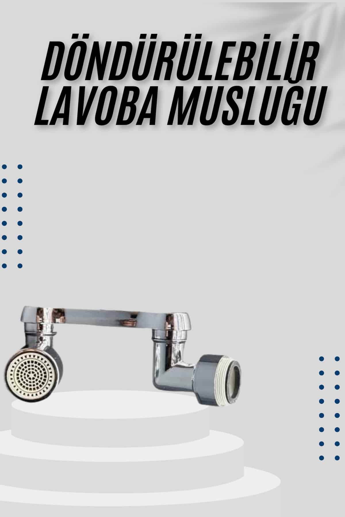 11-56 Dönebilen Musluk Başlığı Akrobat Mutfak Banyo Musluk Ucu Başlığı Oynar Başlıklı - Vipsepet - Görsel 1
