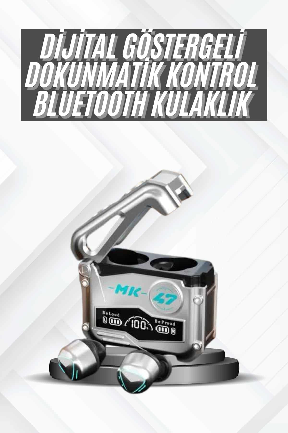 11-56 Gecikme Önleyici Oyuncu Kulaklığı Bluetooth Bağlantılı ANC Özelliği 5.0 Bluetooth - Vipsepet - Görsel 1