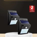 Bahçe Aydınlatma Sensörlü Güneş Enerjili Duvar Lambası 40 Led Işık - Vipsepet