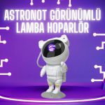 Astronot Şeklinde Bluetooth Hoparlör Gökyüzü Kumandalı Aydınlatma Lamba - Vipsepet