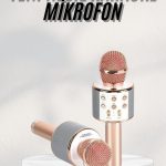 Bluetooth Hoparlör USB AUX SD Kart Kaoroke Mikrofon Uzun Pil Ömrü - Vipsepet