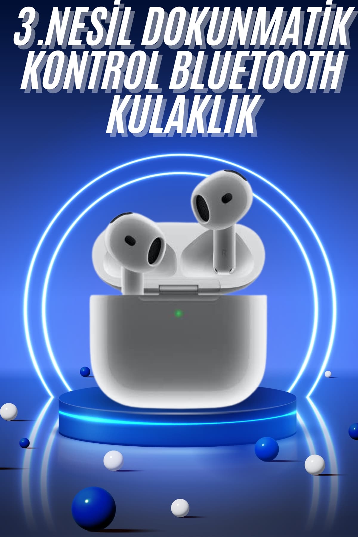 11-77 Yeni Nesil Kulak İçi Bluetooth Kulaklık Kablosuz Sesli Asistan - vipsepet - Görsel 1